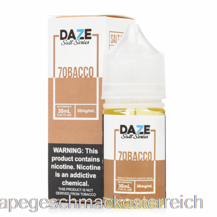 7obacco – 7 Daze Salt – 30 Ml 50 Mg Vape-Geschmack